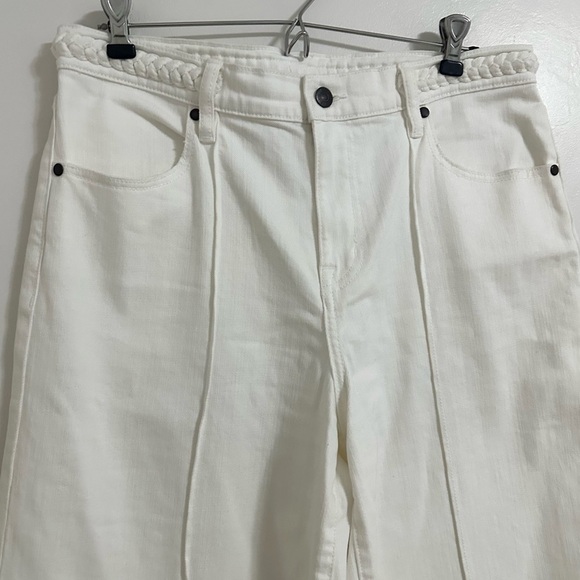 Johnny Was The Braided Wide Leg Jeans White 30 - Picture 7 of 8